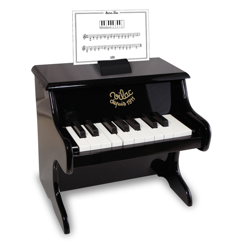 Piano, Wooden 18 keys  – Black