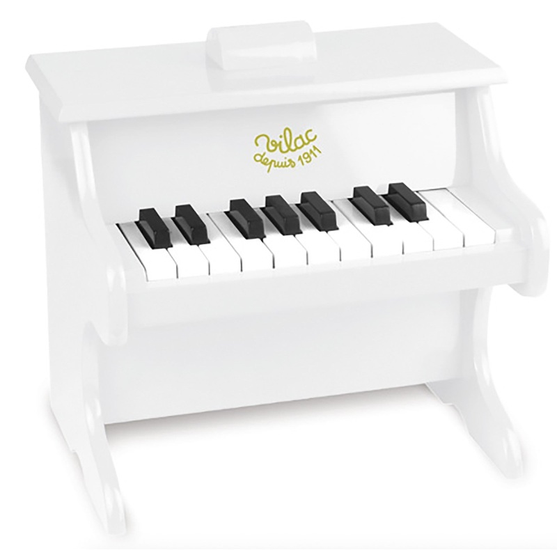 Piano, Wooden 18 keys – White