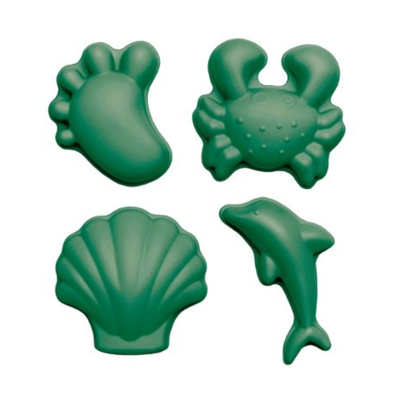 Sand Moulds 4-Pack – Dark Green