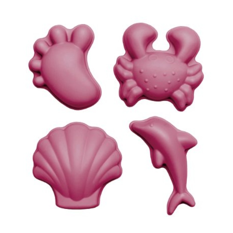 Sand Moulds 4-Pack – Dark Pink