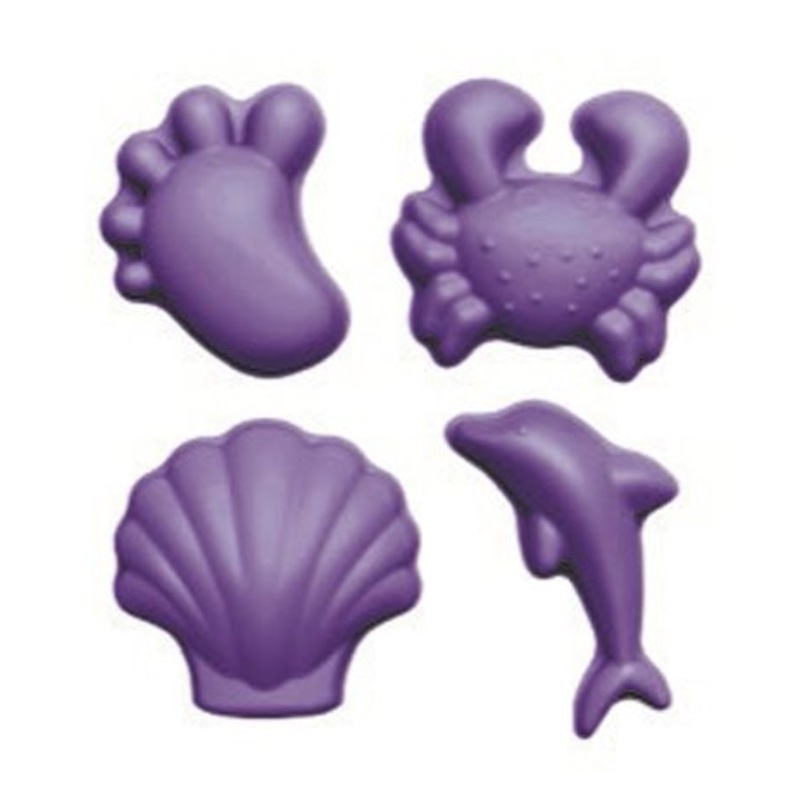 Sand Moulds 4-Pack – Dark Purple