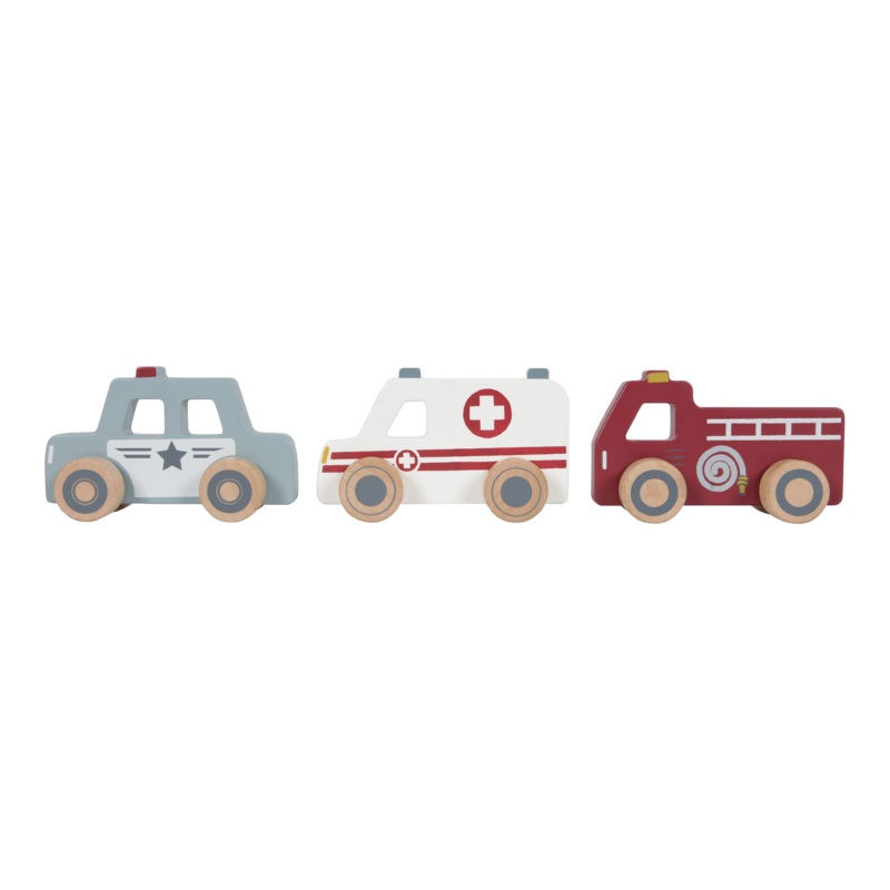 Vehicles, Set of 3 Emergency Vehicles