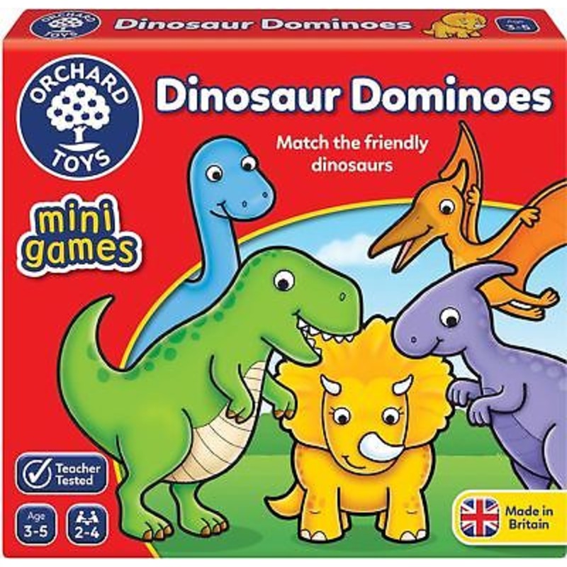 Game (Mini Game) –  Dinosaur Dominoes (3-5 Years)