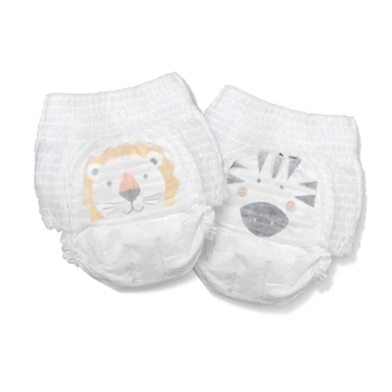 Kit & Kin Eco Nappy Pants (Pull Ups), Size 5 Zebra & Lion – 12-17kg+ (20 pack)