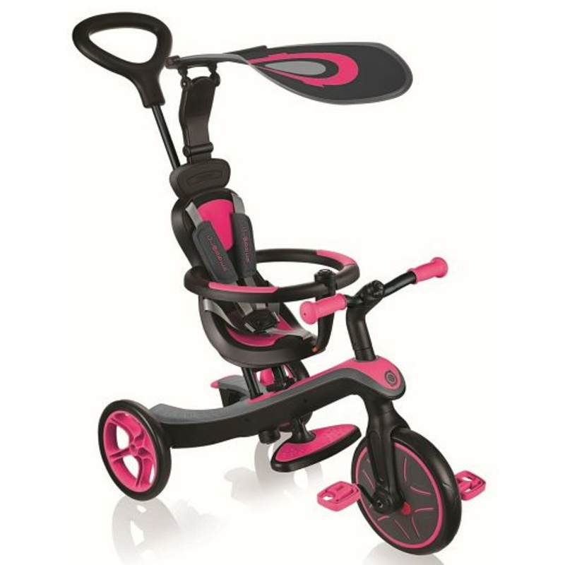 Tricycle 4-in-1 (10 Months – 5 Years), Explorer – Pink