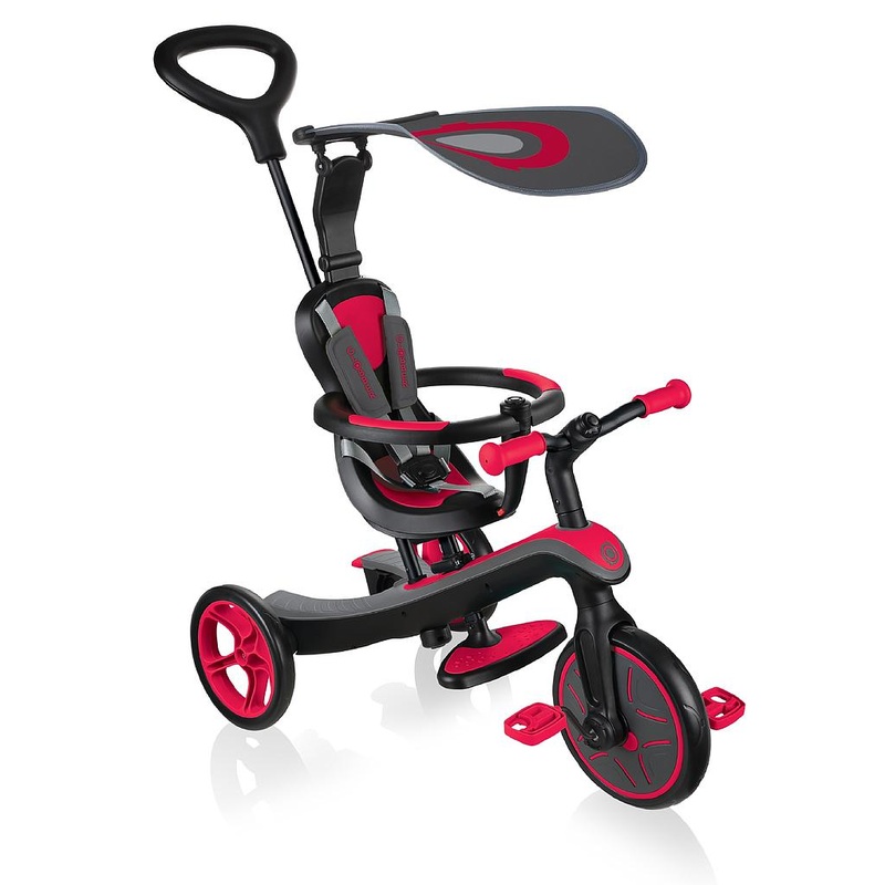 Tricycle 4-in-1 (10 Months – 5 Years), Explorer – Red