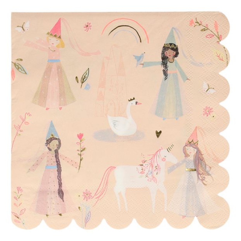 Napkins, Large Set of 16 – Princess
