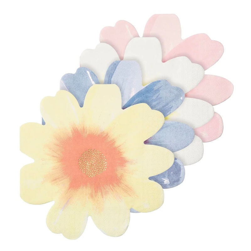 Napkins, Set of 16 – Flower Garden