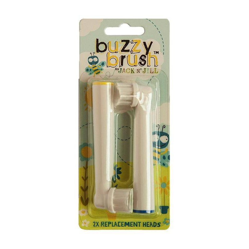 Toothbrush Replacement Heads for Buzzy Brush, 2 Pack