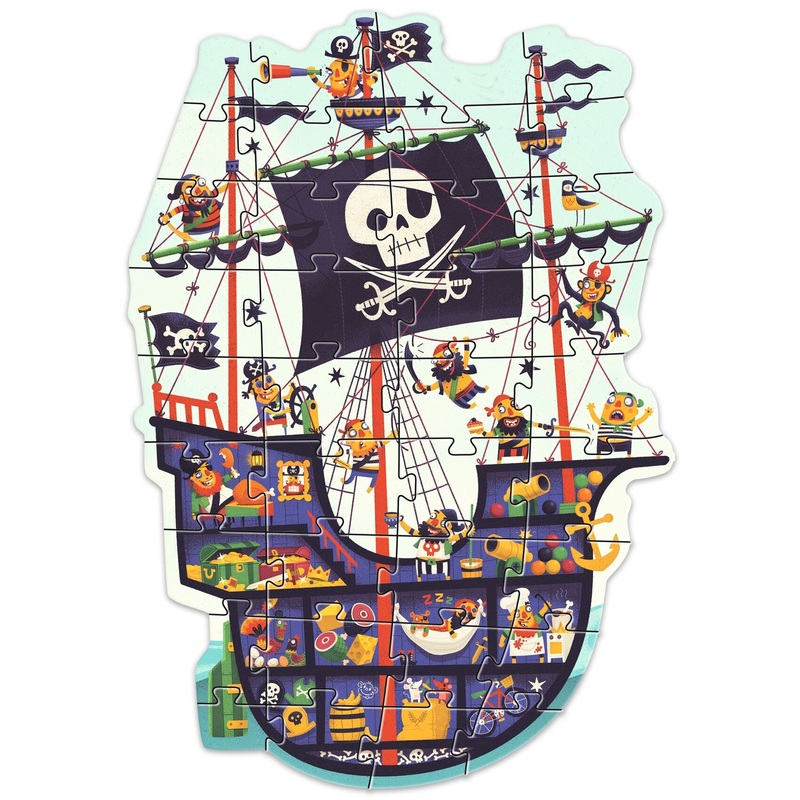 Jigsaw Puzzle, Large (36 Pieces) – Pirate Ship (4+ Years)