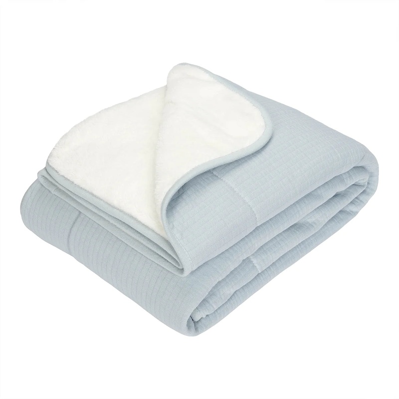 Bassinet Blanket 70 X 100cm – Pure Soft Blue