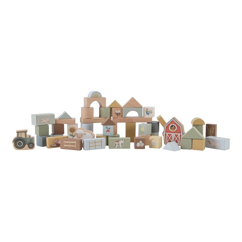 Building Blocks in a Bucket – Little Farm