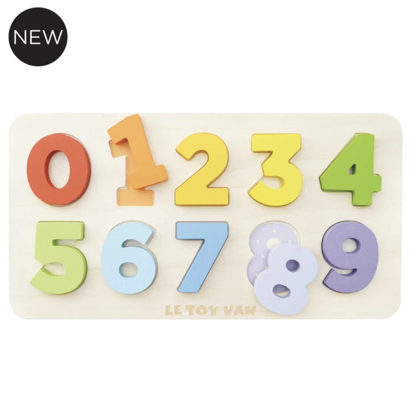 Counting Wooden Numbers Shape Sorter – 11 Pieces