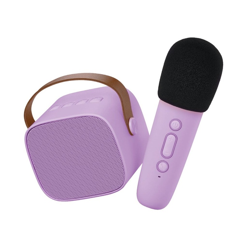 Kids Karaoke, Bluetooth Speaker & Wireless Microphone – Purple