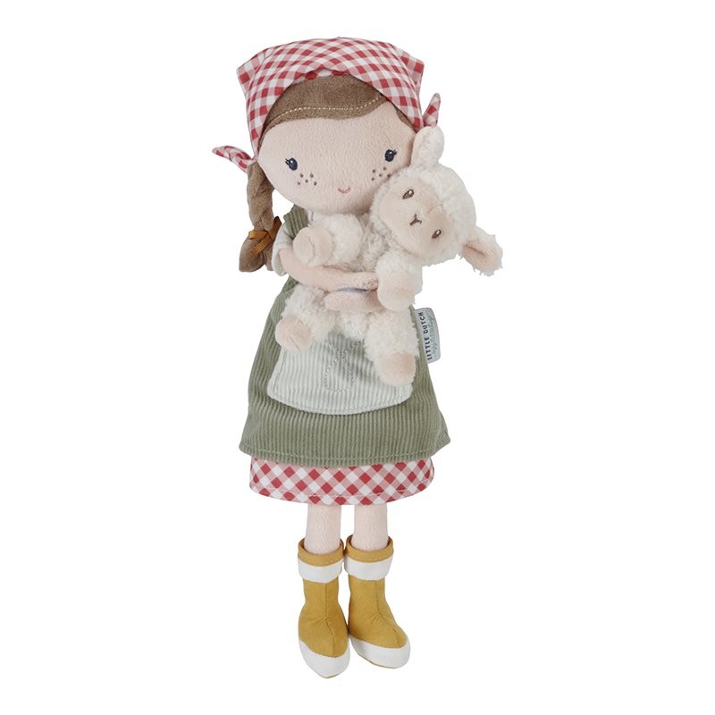 Cuddle Doll Farmer Rosa (with sheep) – 35cm