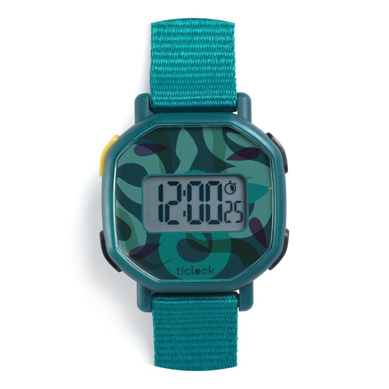 Digital Watch – Green Snakes