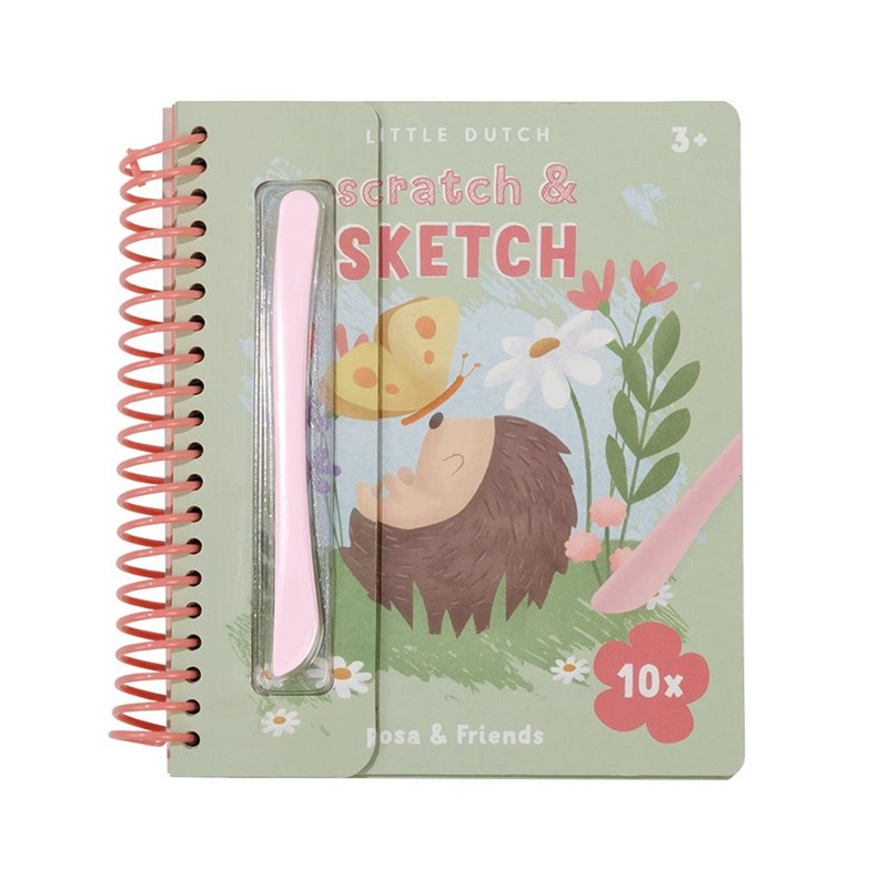 Scratch & Sketch Book – Rosa & Friends