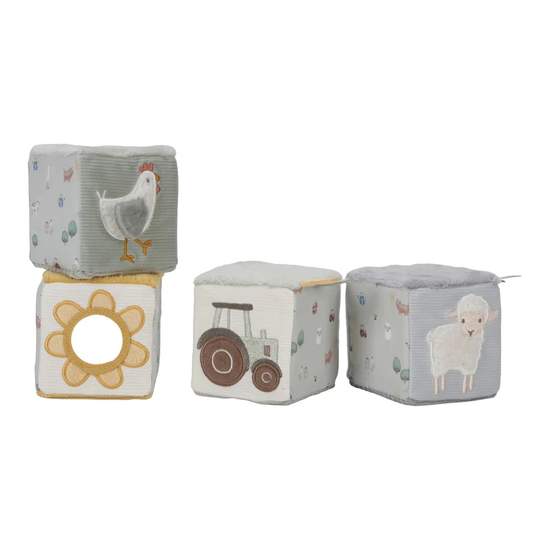 Soft Blocks, Set of 4 – Little Farm
