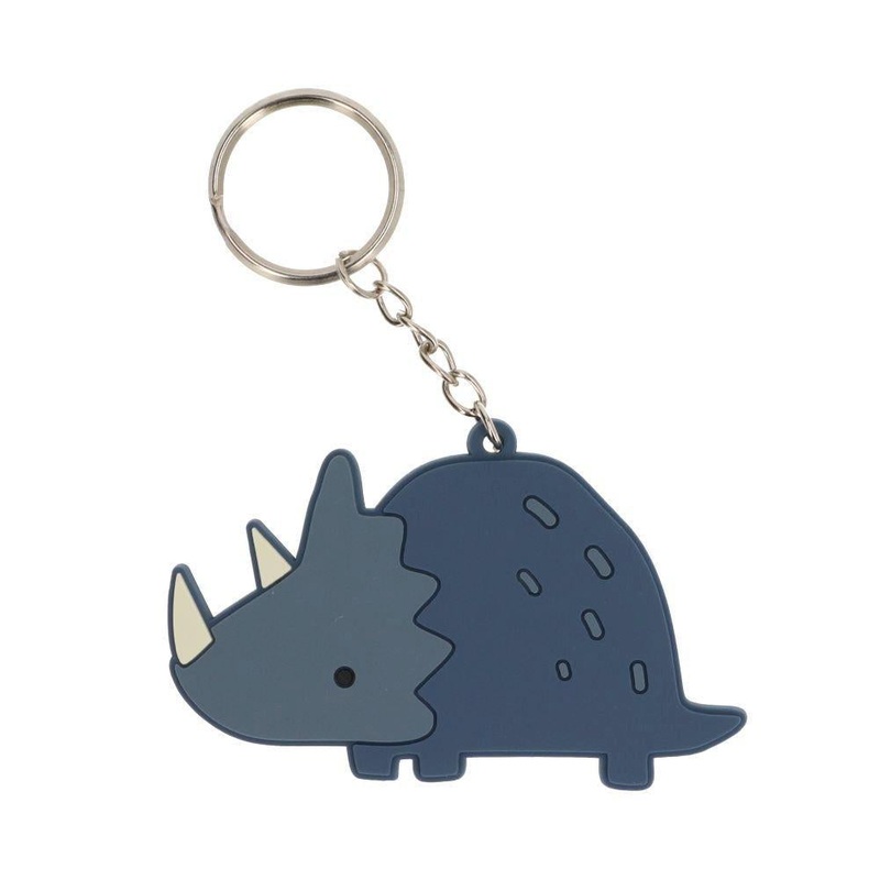 Keychain (Name/ Class/ Phone) – Dino World Blue