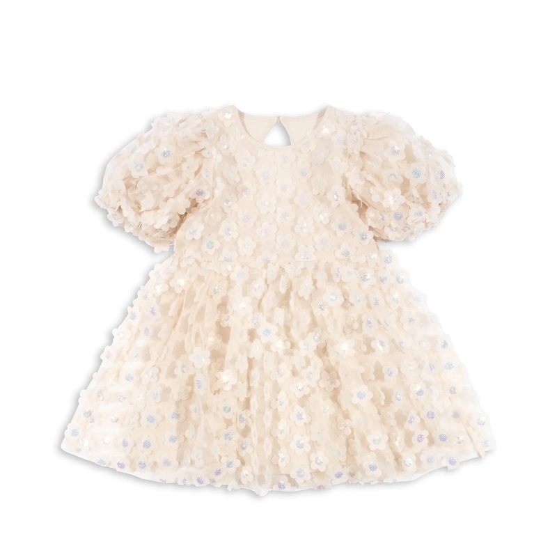 Sally Dress – Pearled Ivory