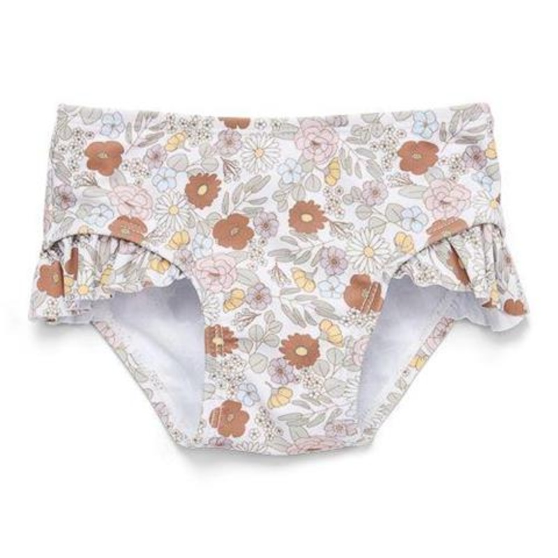 Swim Pants, Ruffles – Vintage Little Flowers