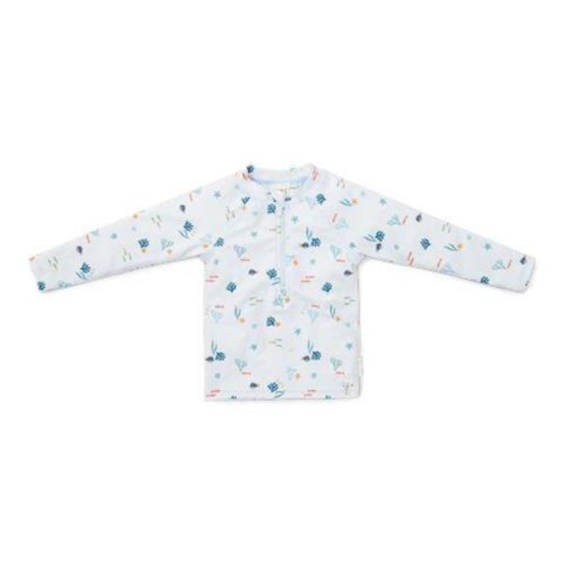 Swim T-Shirt, Long Sleeves – Light Blue Ocean Treasures