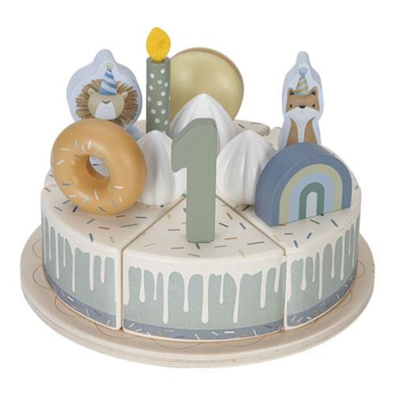 Birthday Cake – Blue (26 Pieces)