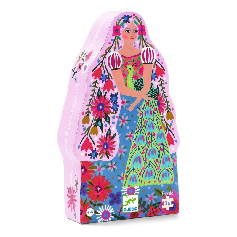 Jigsaw Puzzle, 36 Pieces – The Princess & Her Peacock (4+ Years)