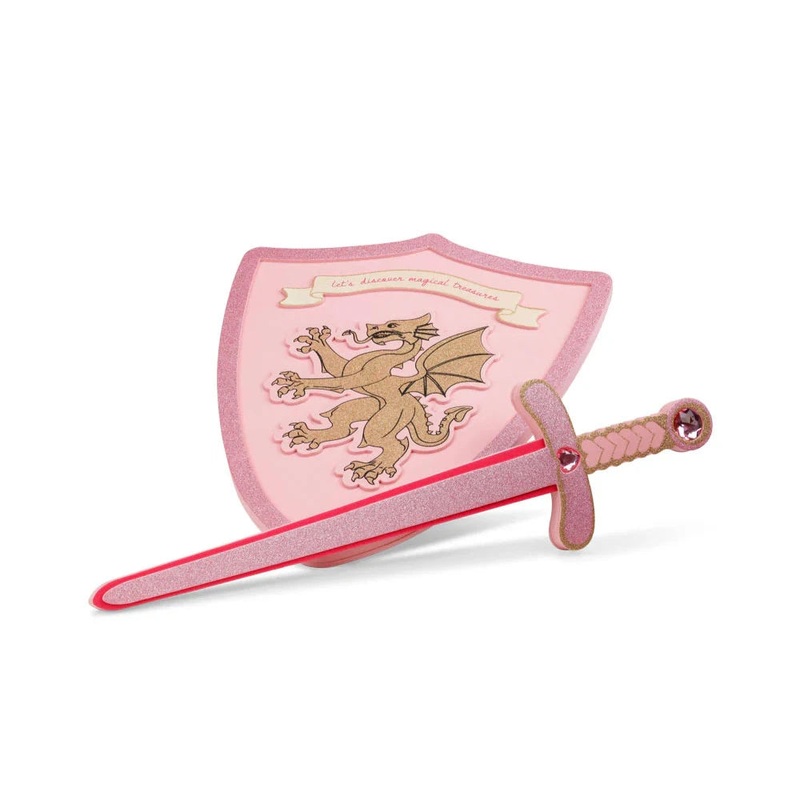 Princess Sword & Shield – Pink Glitter