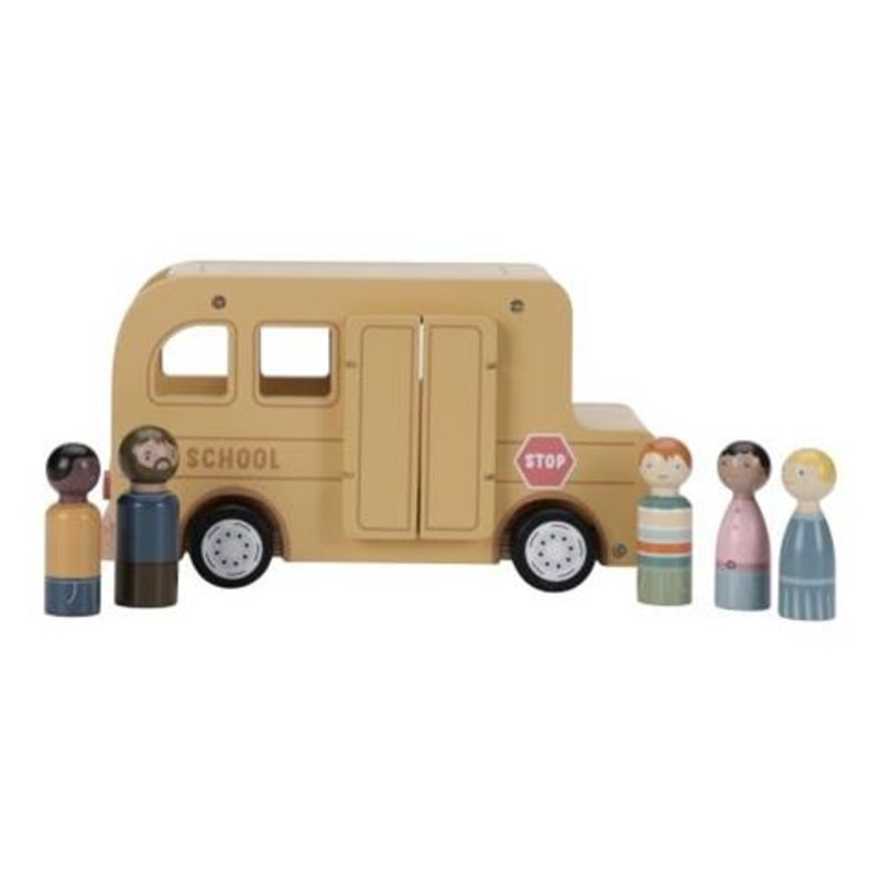 School Bus with Figures