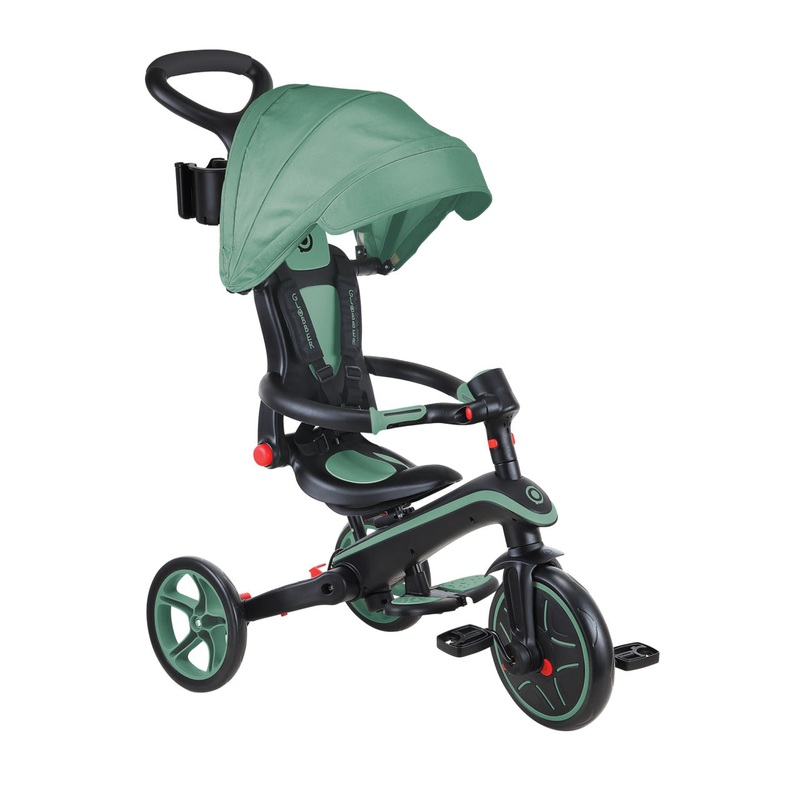 Tricycle 4-in-1 (10 Months – 5 Years), Explorer Foldable – Olive