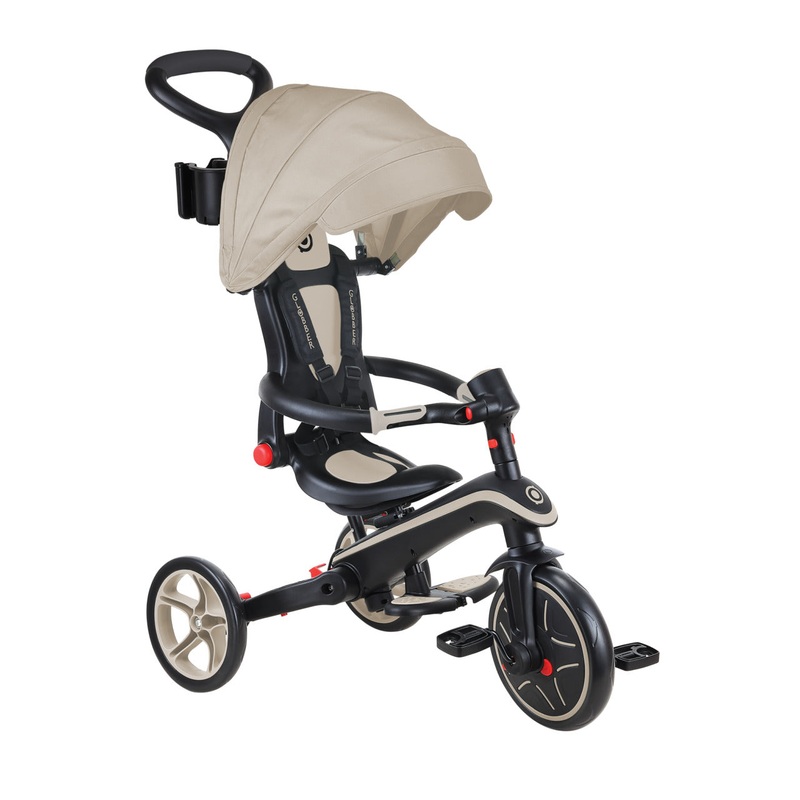 Tricycle 4-in-1 (10 Months – 5 Years), Explorer Foldable – Taupe