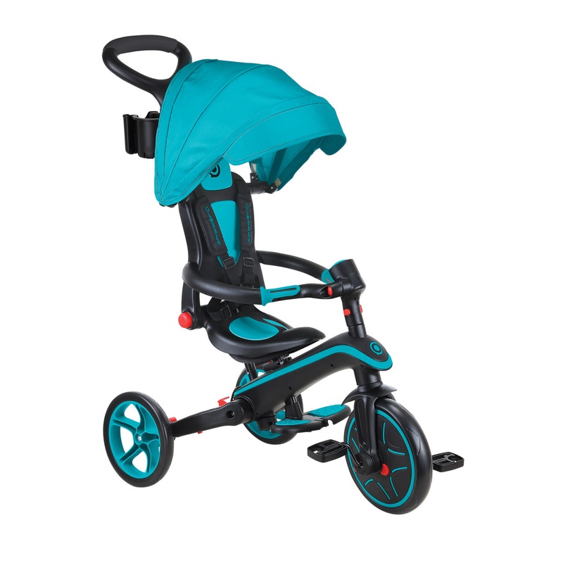 Tricycle 4-in-1 (10 Months – 5 Years), Explorer Foldable – Teal