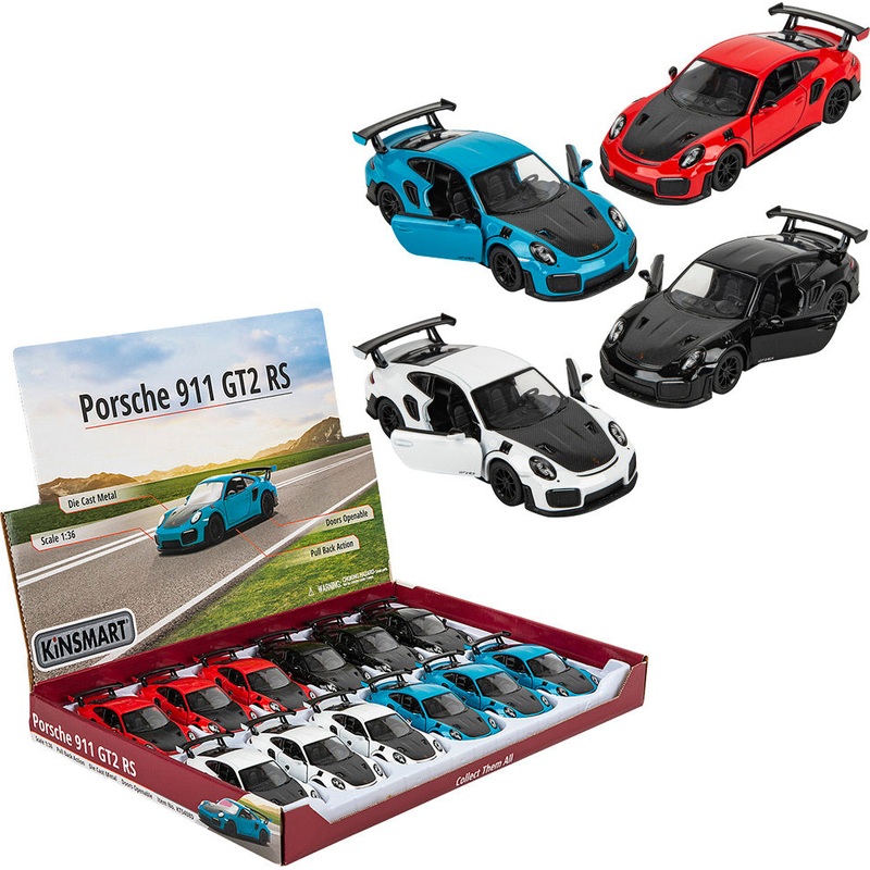 5 Die-cast Porsche 911 Gt2 Rs