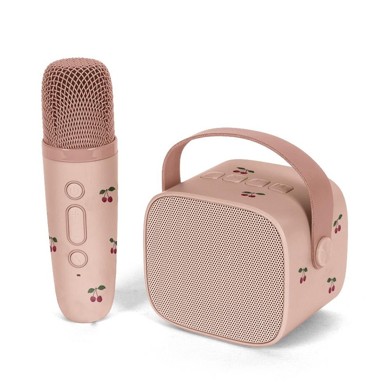 Kids Karaoke, Bluetooth Speaker & Wireless Microphone – Cherry Blush