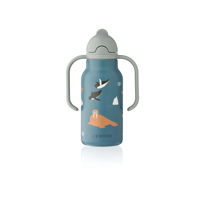 Kimmie Thermal Water Bottle, 250ml – Arctic Sea/  Ocean View