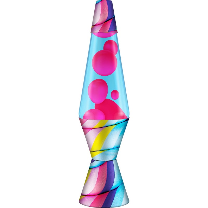14.5” LAVA Lamp Candy Swirl/Pink/Light Blue