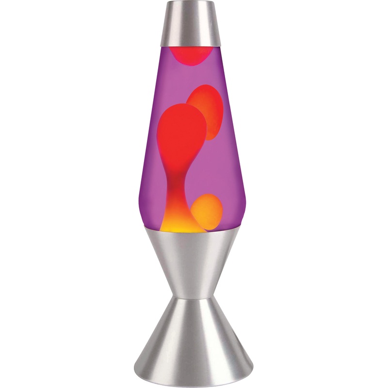 16.3” LAVA Lamp Yellow/Purp/Silver