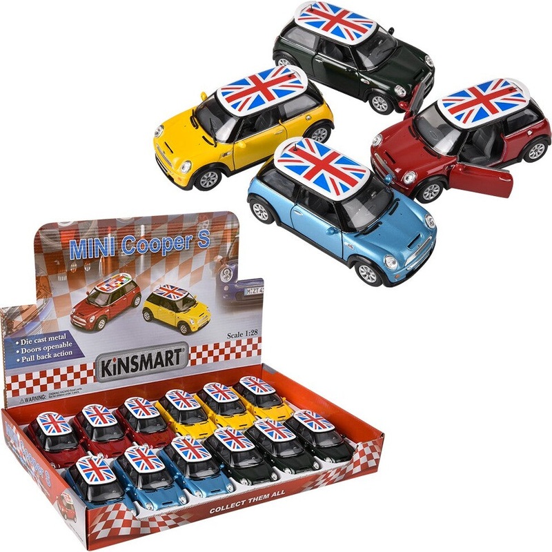 5 Diecast Pull Back Mini Cooper (assorted)