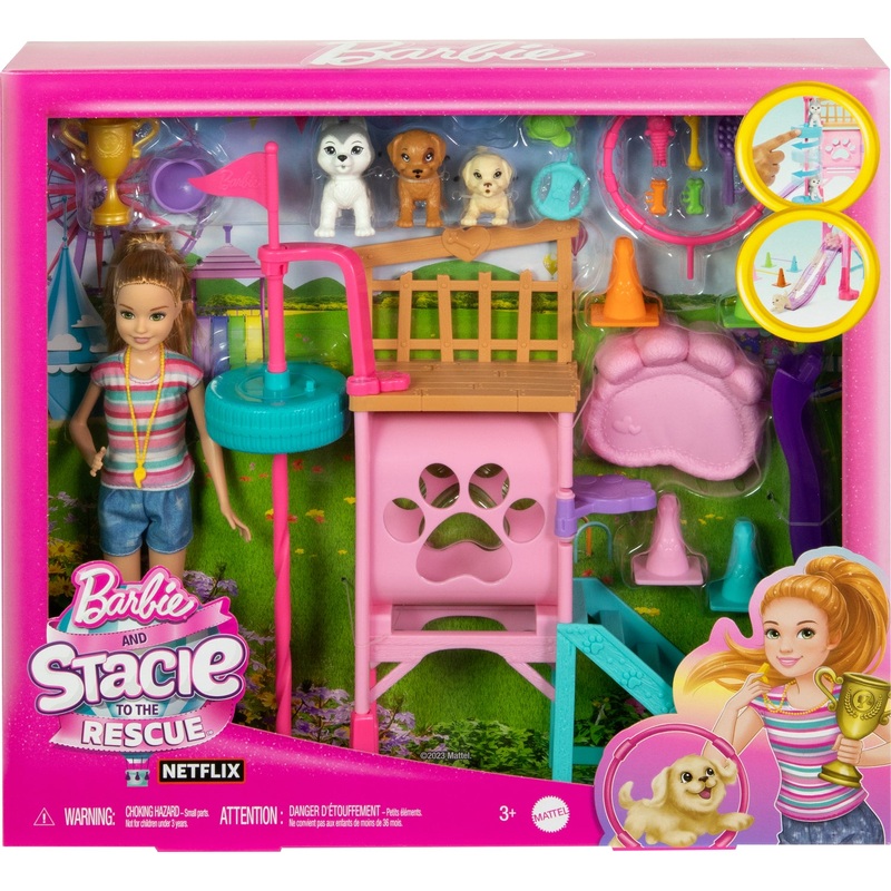Barbie and Stacie to the Rescue Doll and Playset