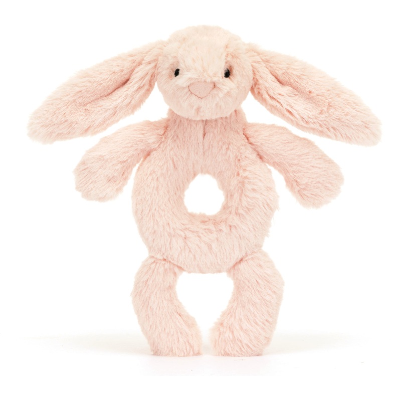 Bashful Blush Bunny Ring Rattle