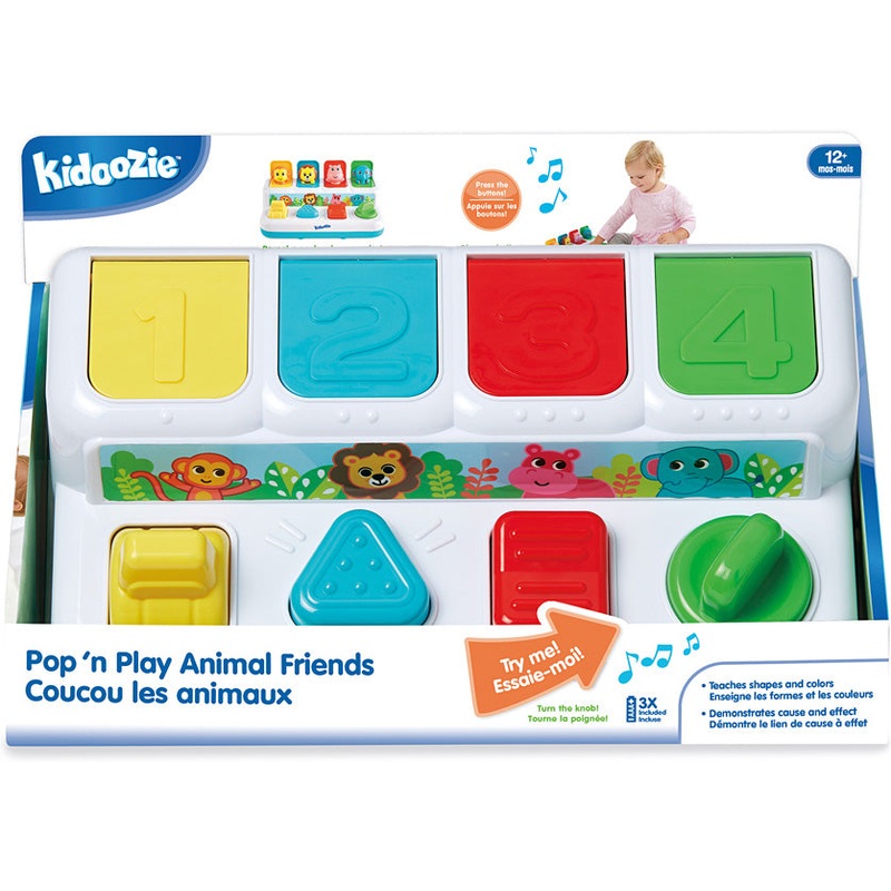 Kidoozie Pop ‘n Play Animal Friends