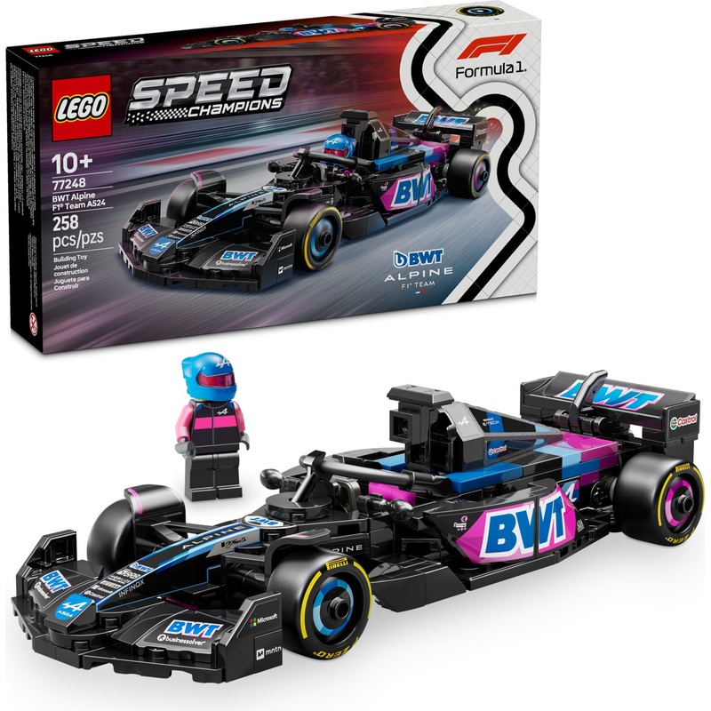 LEGO Speed Champions: BWT Alpine F1 Team A524 Race Car
