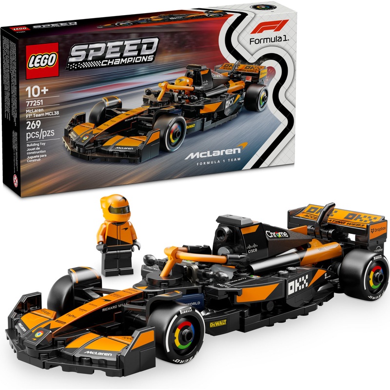 LEGO Speed Champions: McLaren F1 Team MCL38 Race Car