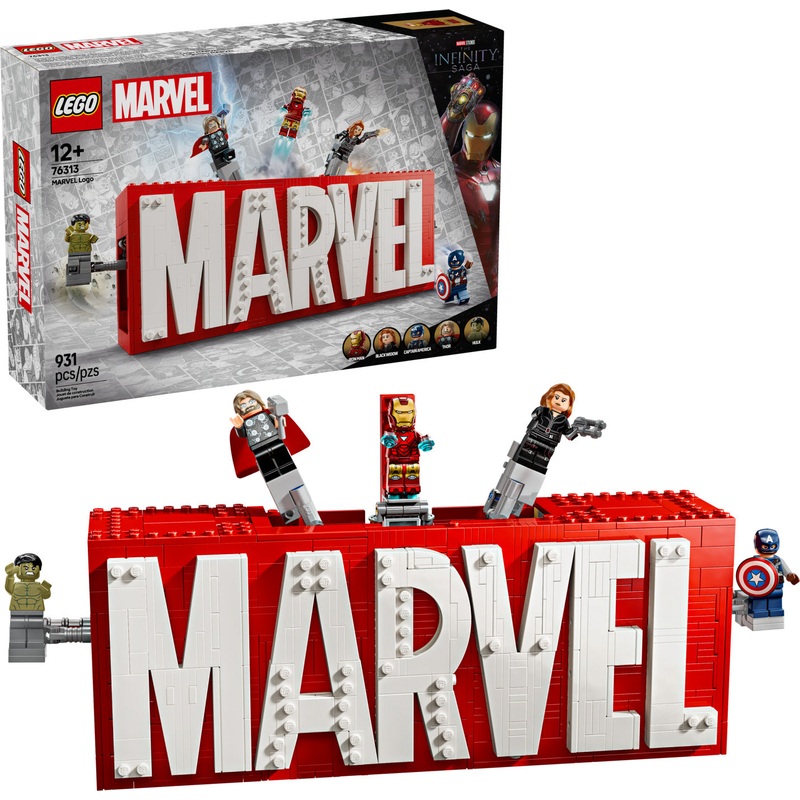 LEGO Super Heroes Marvel: MARVEL Logo & Minifigures