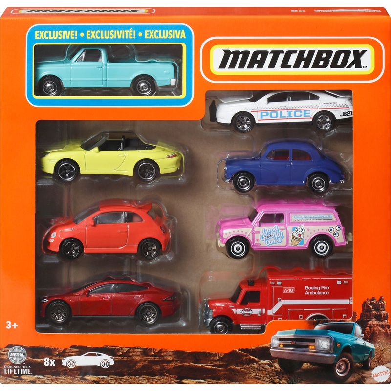 Match Box Basics 8pk Asst