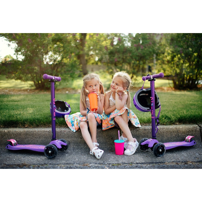 Maxi Deluxe LED Scooter – Purple