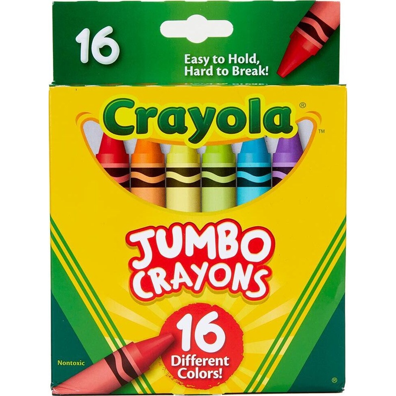 16 Ct Jumbo Crayons