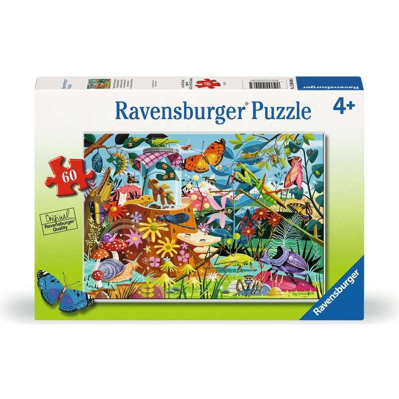 Backyard Bug World 60 Pc Puzzle