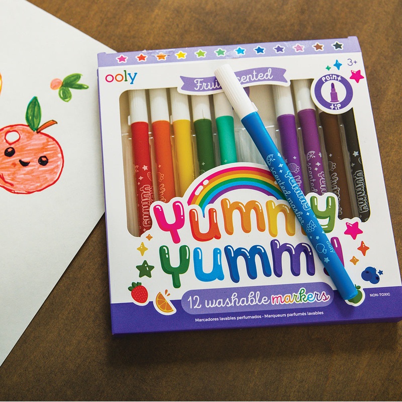 Yummy Yummy Scented Washable Markers – 12 pk